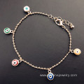 Link Chain Bracelet Jewelry Woman's Evil Eye Charm Bracelet